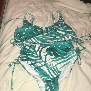 Tropical 2 Piece Bathing-suit